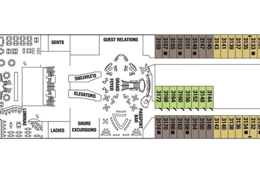 Celebrity Cruises, Celebrity Eclipse, Deck Plan 3.jpeg
